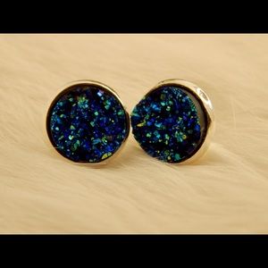 Druzy Stud Earrings